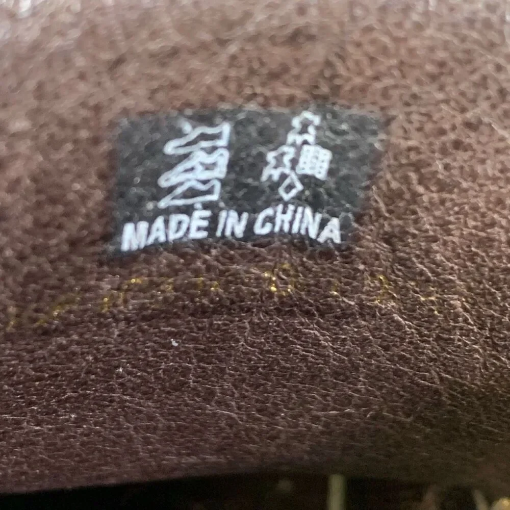 Ecco Men’s Size 43 Lace Up Vitrus Dress Shoes Cognac Brown Leather Round Toe - Picture 11 of 12